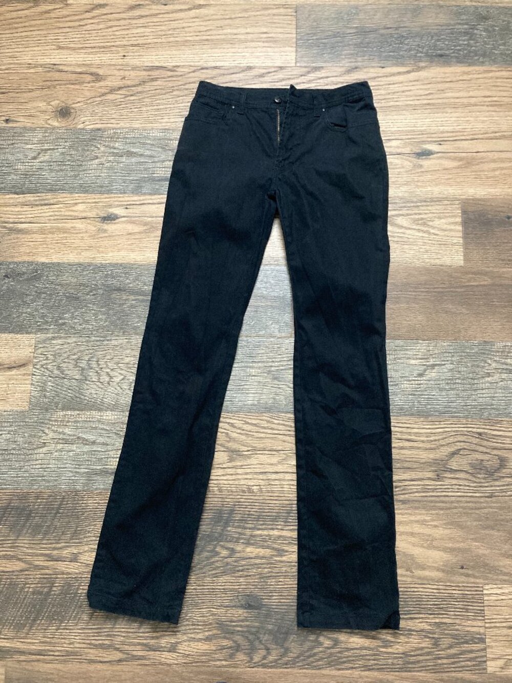 Versace Collection Men’s 29 Black Stretch Cotton Jeans Pants Made in Italy